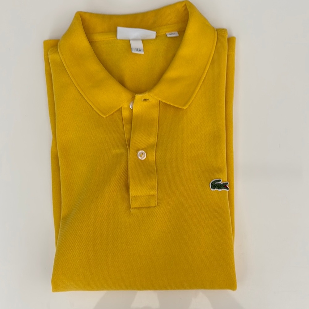 Lacoste Men's Yellow Polo Shirt